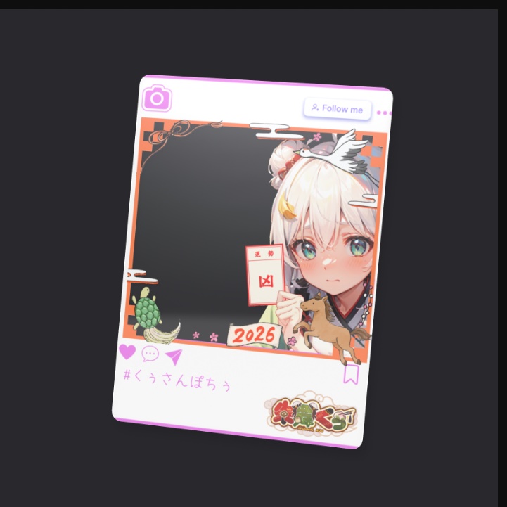 【1月7日まで‼】SNS風クリアカード2種🎄神社クリスマスお正月グッズ