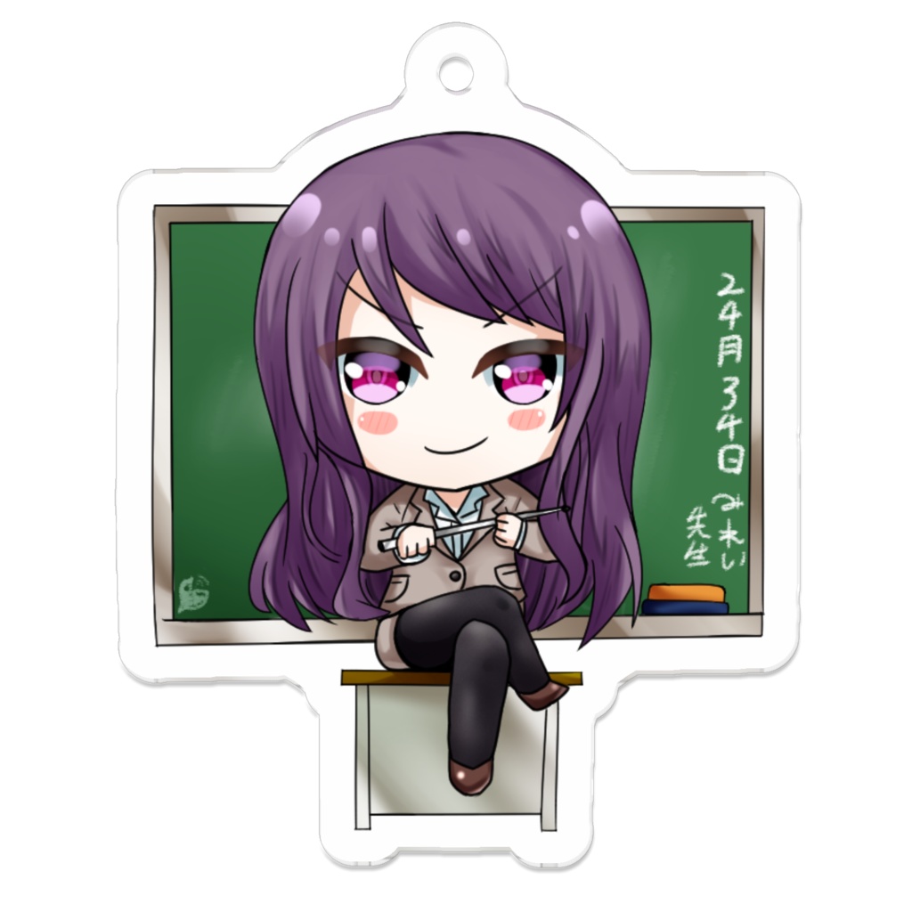 [にじそうさく02]郡道美玲アクリルキーホルダー