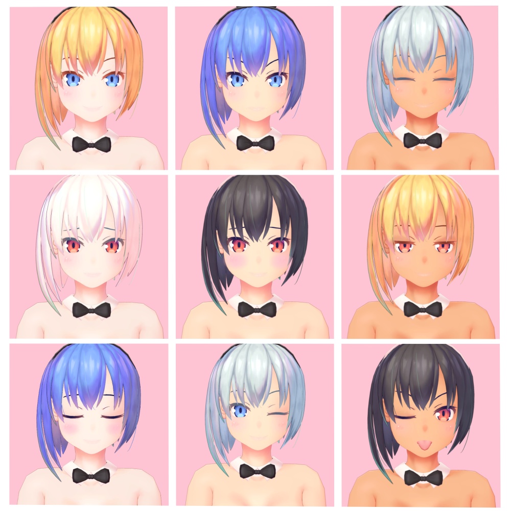 【オリジナル3Dモデル】シリア -Syria- バニースーツ【素体同梱】