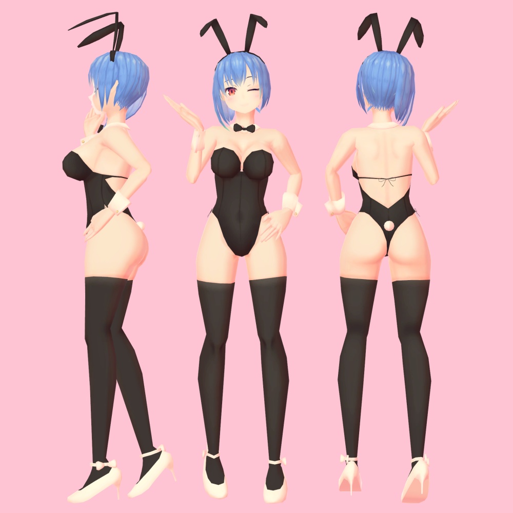 【Quest対応版】シリア -Syria- バニースーツ △7500【オリジナル3Dモデル】