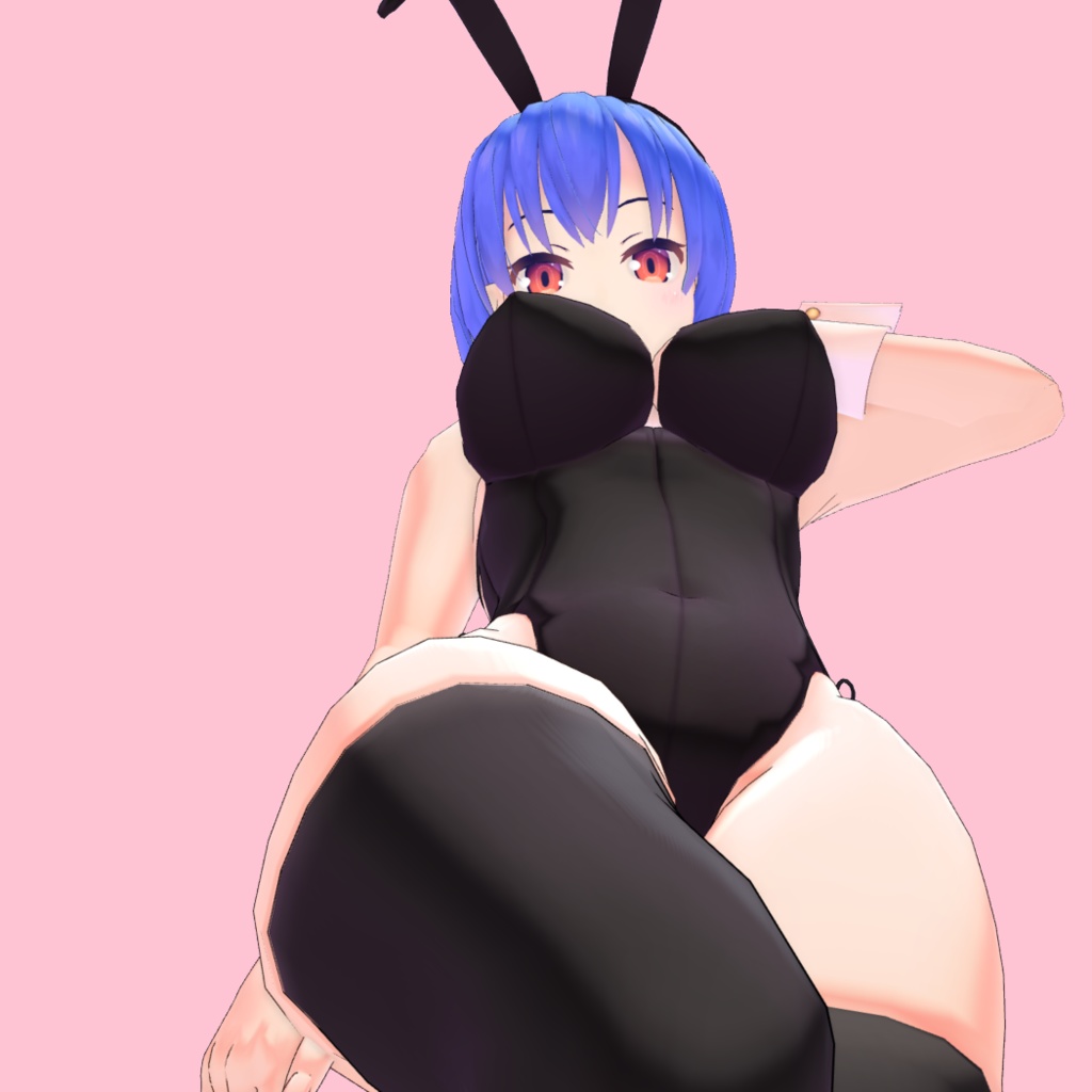 【無料配布】むっちりバニーシリアちゃん 1.2【MMDモデル】