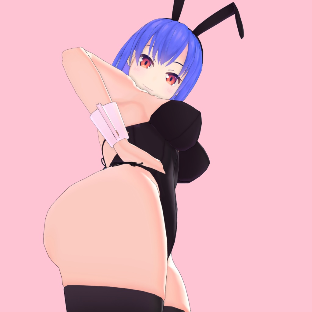 【無料配布】むっちりバニーシリアちゃん 1.2【MMDモデル】