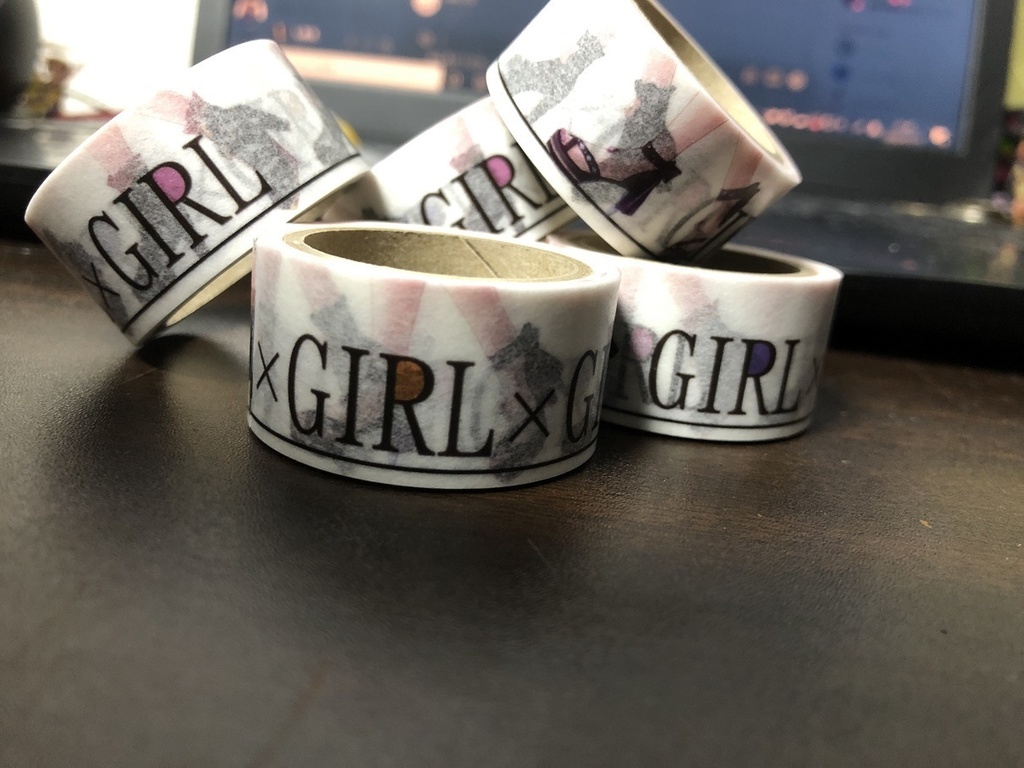 GIRLxGIRLxGIRL発行記念 マスキングテープ
