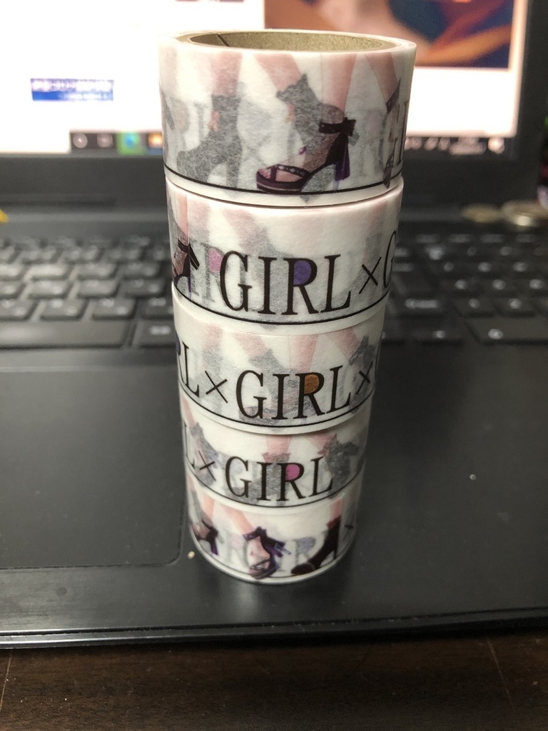GIRLxGIRLxGIRL発行記念 マスキングテープ