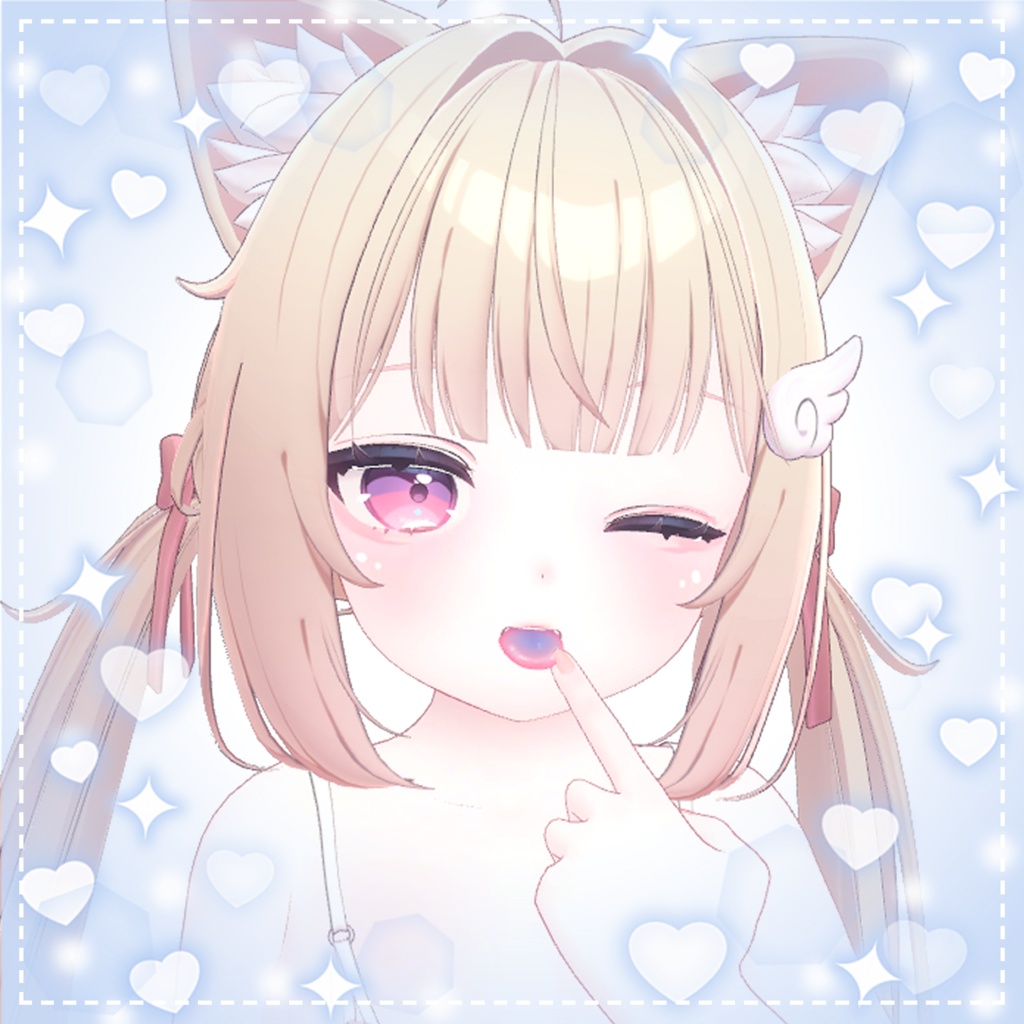 Chiffon シフォン 専用 白肌メイク+赤舌&青舌+肌の赤み