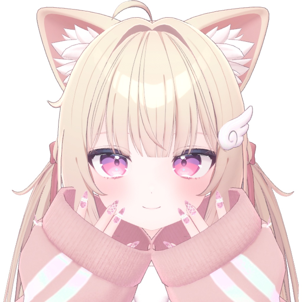 【16アバター対応】フリルリボン付きネイル♡ElegantFrills♡【MDollnail対応】