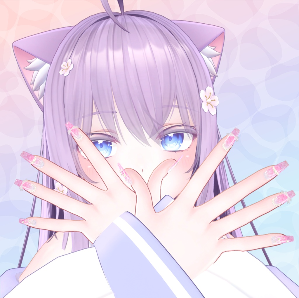 【14アバター対応】マーメイドネイル♡MermaidNails♡【MDollnail対応】