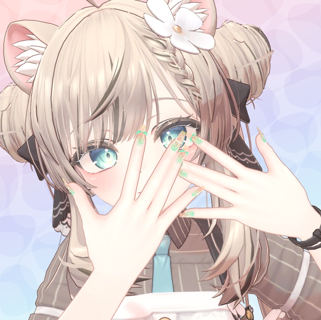 【14アバター対応】マーメイドネイル♡MermaidNails♡【MDollnail対応】