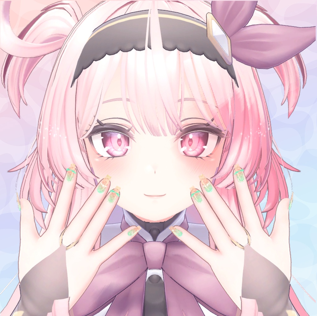 【14アバター対応】マーメイドネイル♡MermaidNails♡【MDollnail対応】