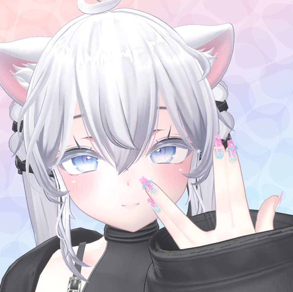 【14アバター対応】マーメイドネイル♡MermaidNails♡【MDollnail対応】