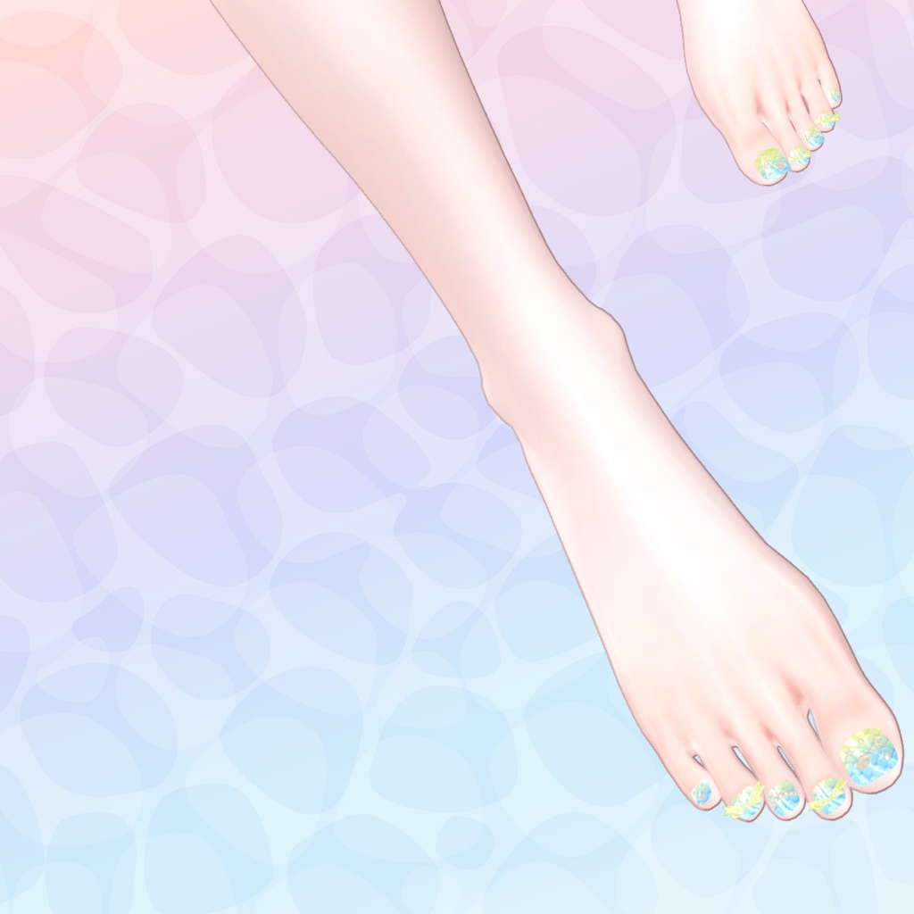 【14アバター対応】マーメイドネイル♡MermaidNails♡【MDollnail対応】