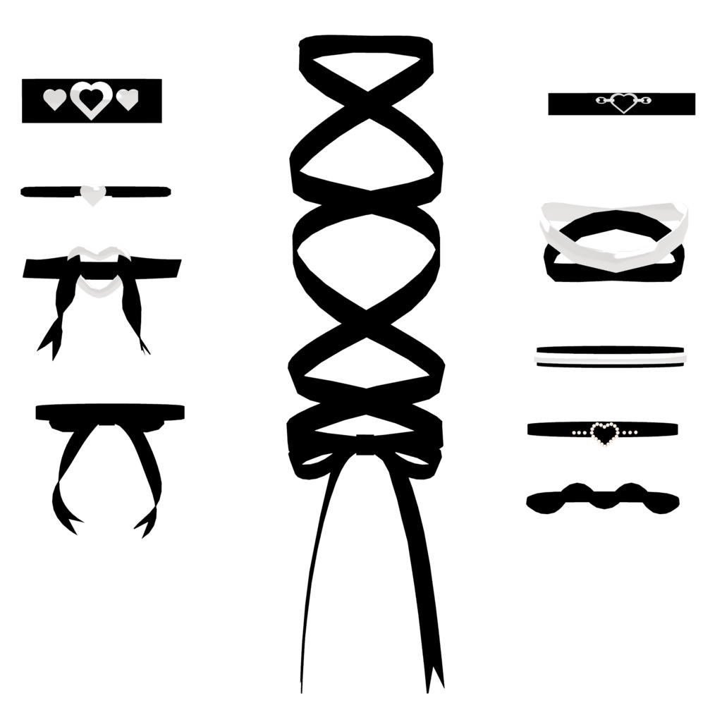 【11アバター対応】Ring&Ribbon【♡AngelHeart♡】