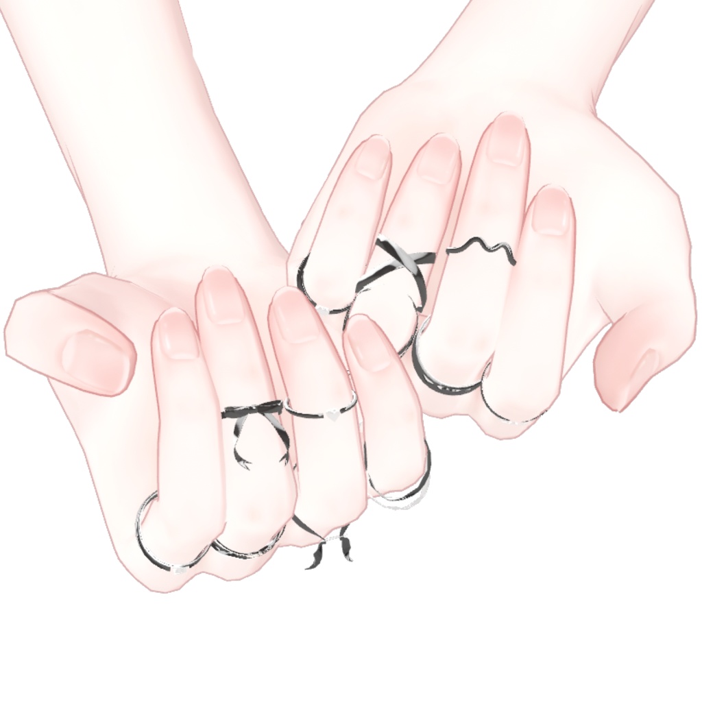 【11アバター対応】Ring&Ribbon【♡AngelHeart♡】