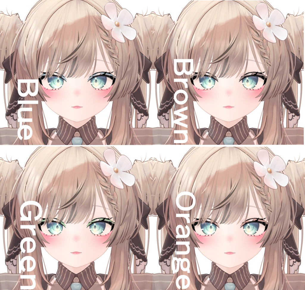 Manuka専用❤涙袋つき赤らみメイク&色白ほてりボディメイク❤