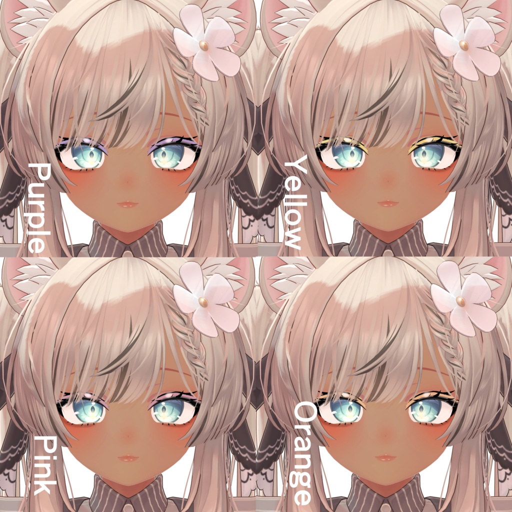 Manuka専用❤涙袋つき赤らみメイク&色黒ほてりボディメイク❤