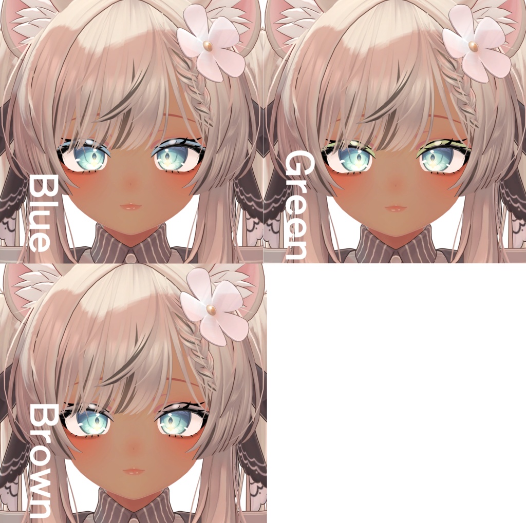 Manuka専用❤涙袋つき赤らみメイク&色黒ほてりボディメイク❤