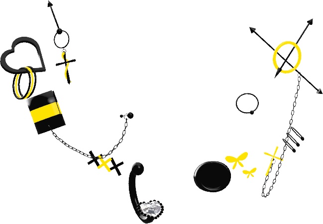 【17アバター対応】Punk Earrings【♡Chloe♡】