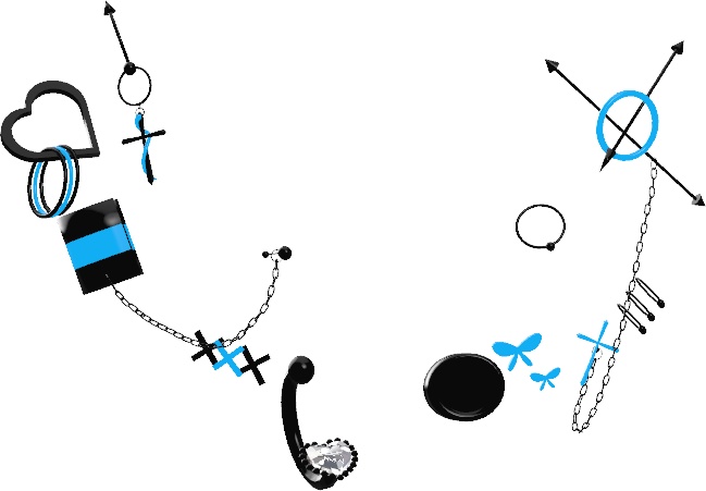 【17アバター対応】Punk Earrings【♡Chloe♡】