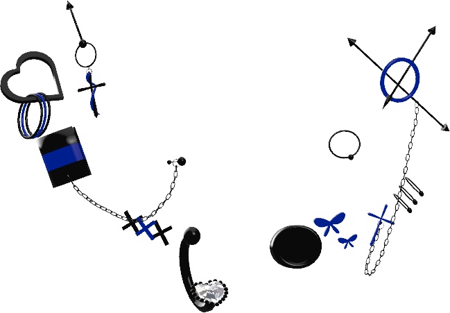 【17アバター対応】Punk Earrings【♡Chloe♡】