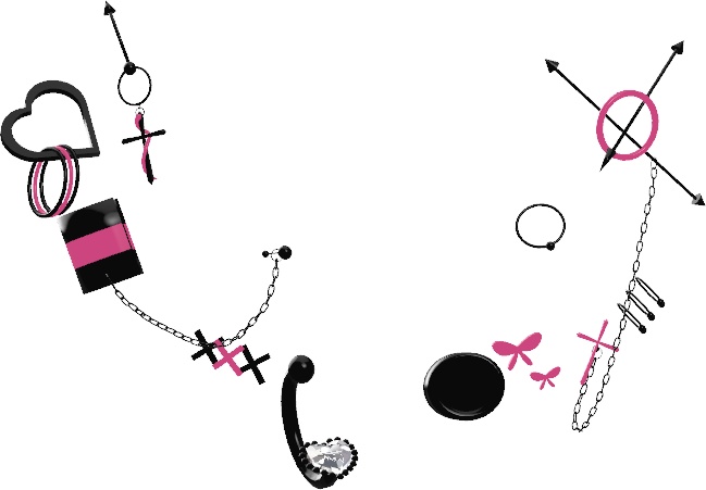 【17アバター対応】Punk Earrings【♡Chloe♡】