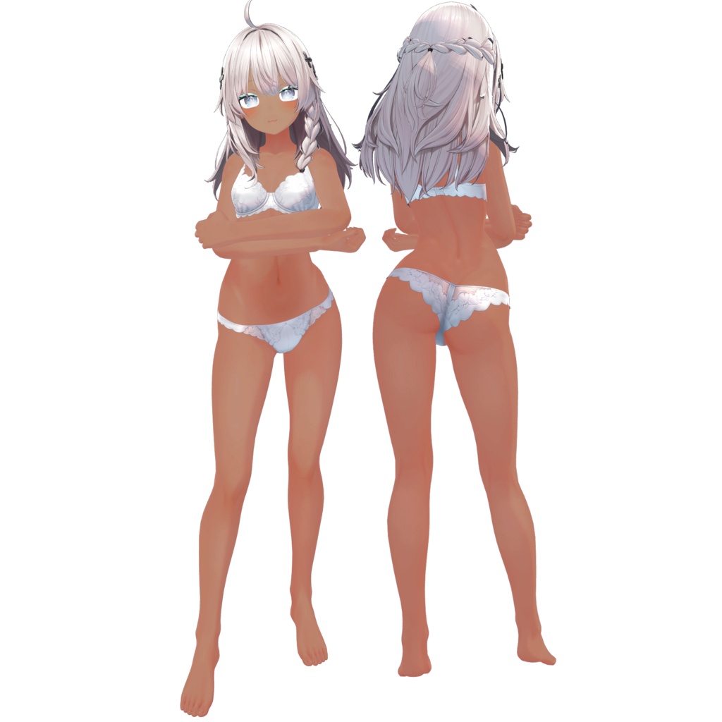 しなの専用❤涙袋つき赤らみメイク&色黒ほてりボディメイク❤