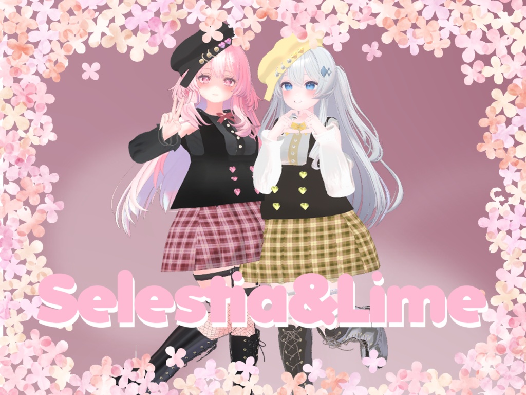 【11アバター対応】VRC想定【♡LovelyHeart♡】