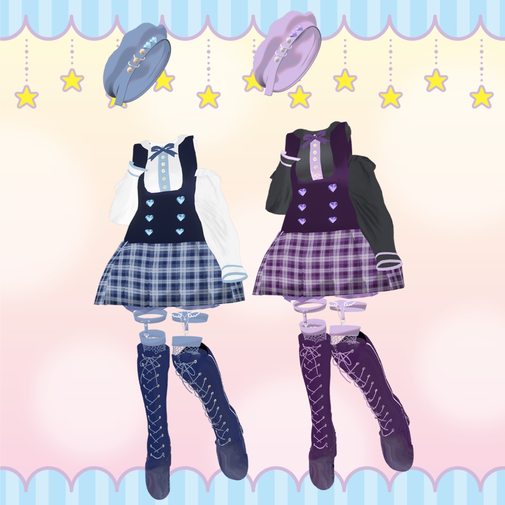 【11アバター対応】VRC想定【♡LovelyHeart♡】