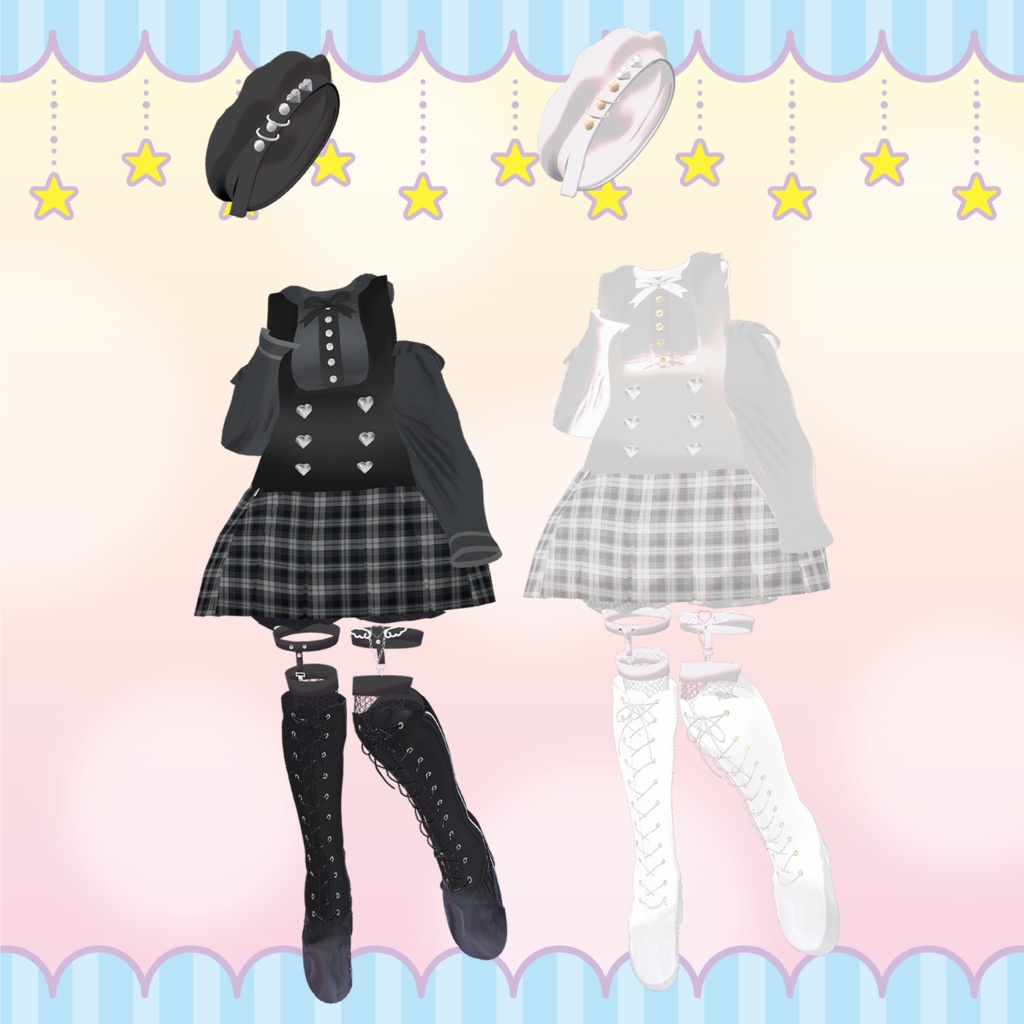 【11アバター対応】VRC想定【♡LovelyHeart♡】