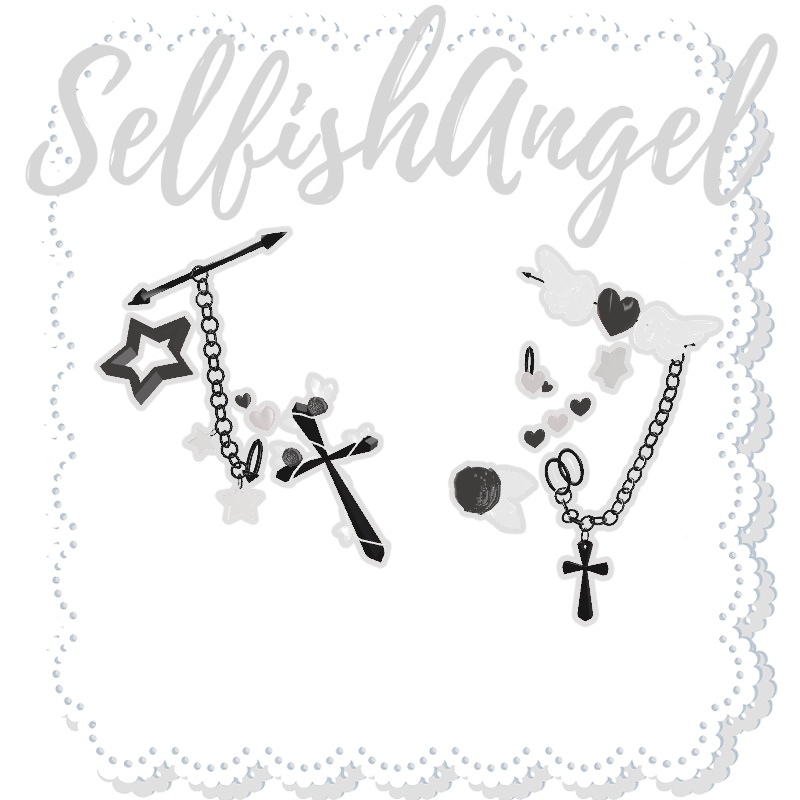 PunkEarrings💜SpitefulCross