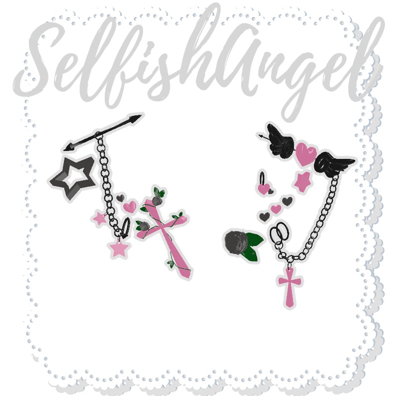 PunkEarrings💜SpitefulCross