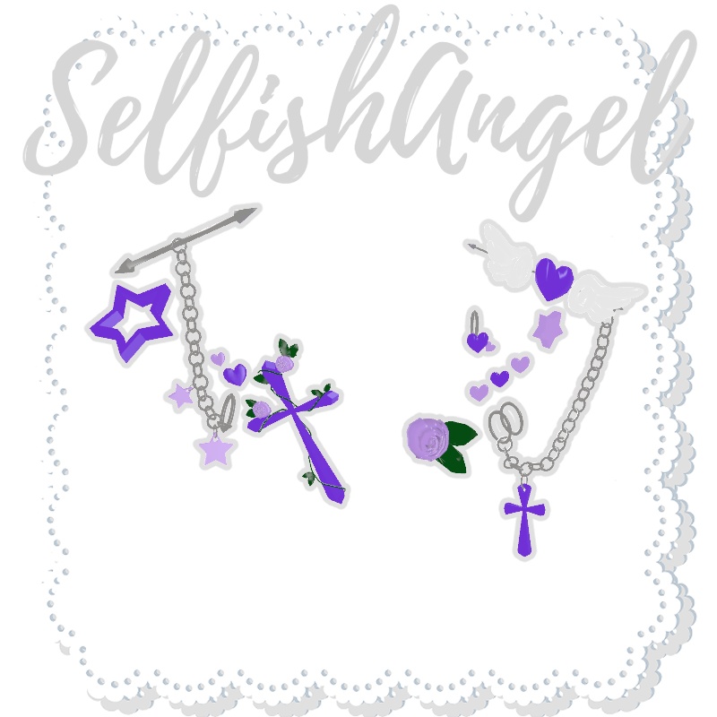 PunkEarrings💜SpitefulCross