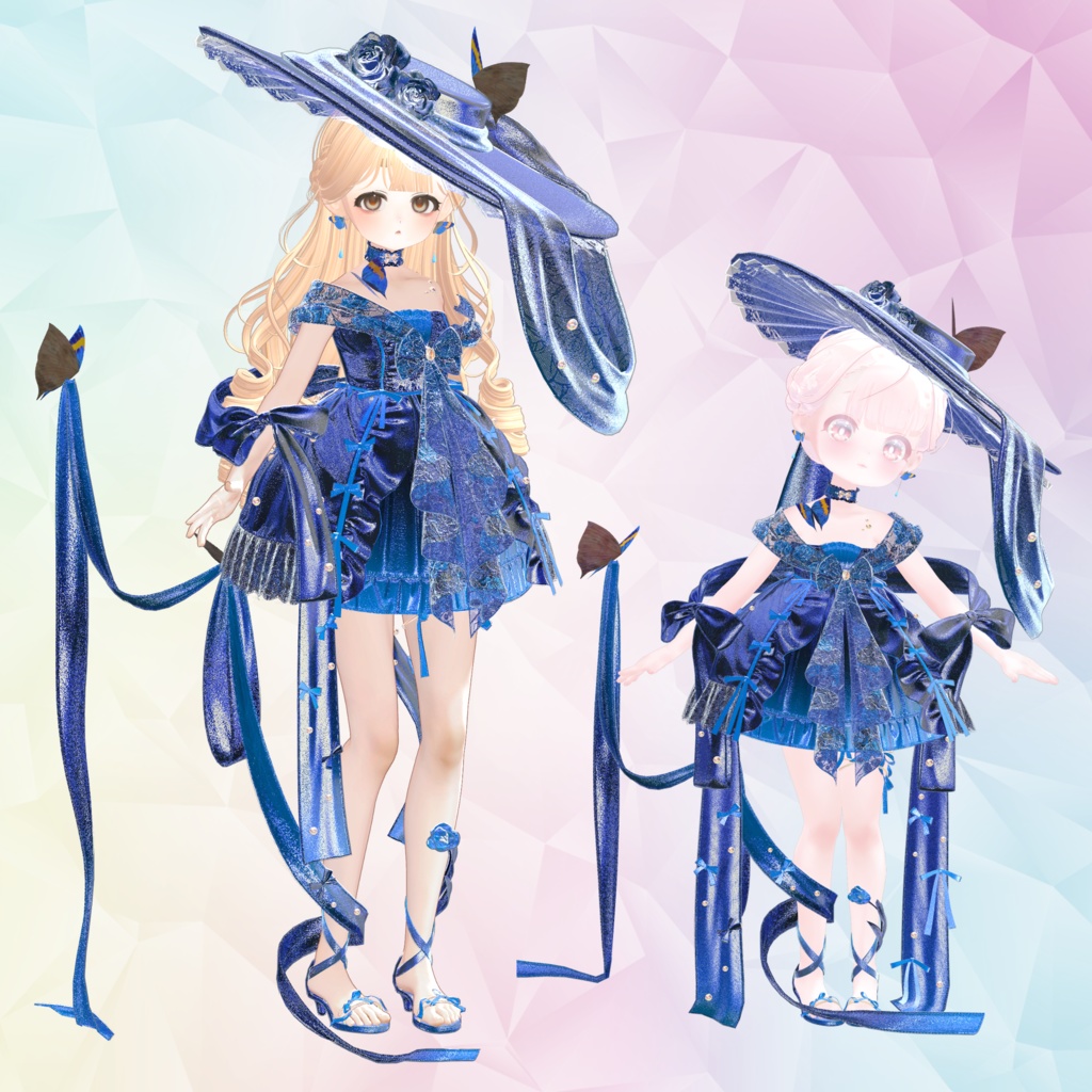 コノハチョウマテリアル「VernalPirouette」用【無料】 Oakleaf Material for ”VernalPirouette”(flee)