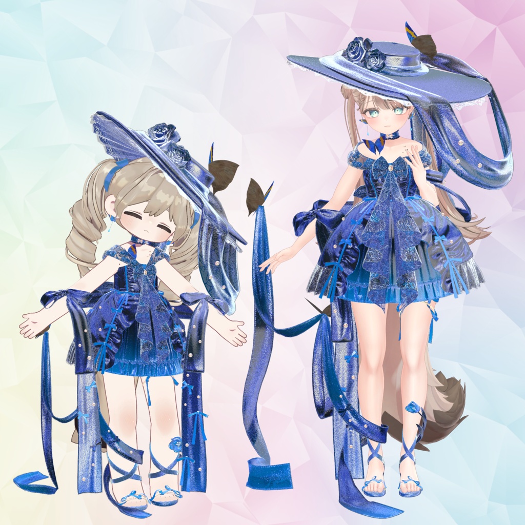 コノハチョウマテリアル「VernalPirouette」用【無料】 Oakleaf Material for ”VernalPirouette”(flee)