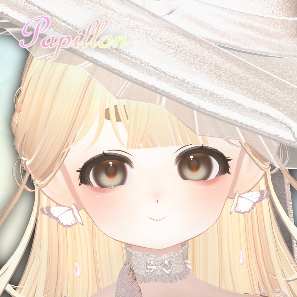 バタフライドロップピアス Butterfly Drop Earrings