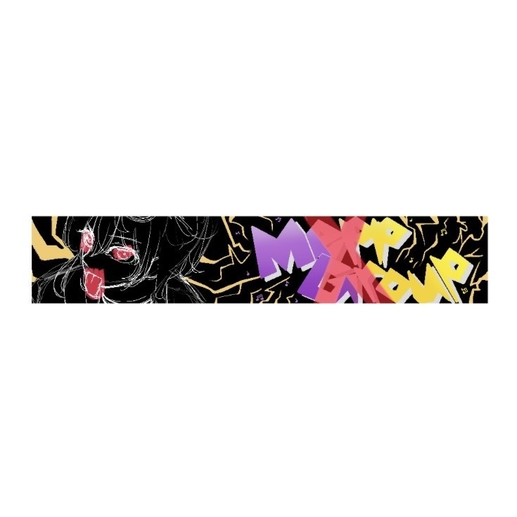ラインアートタオルver.1