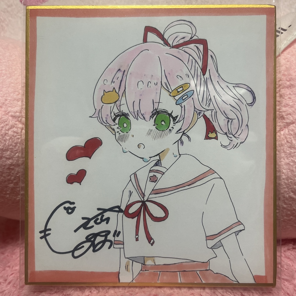 さくらみこ イラスト色紙