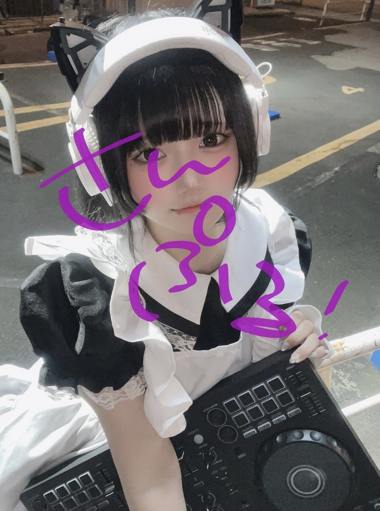 猫メイドチェキ