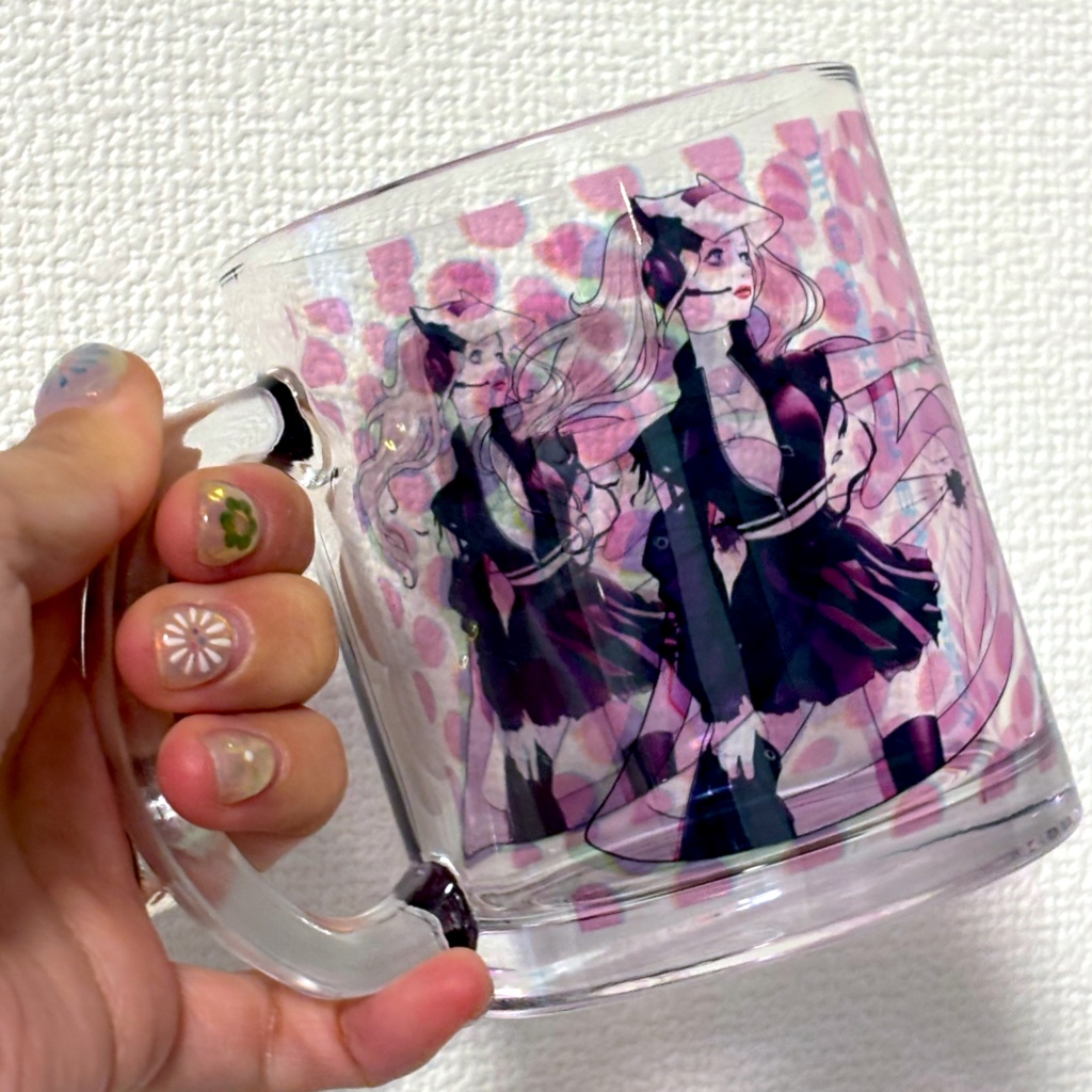 クリアガラスマグカップ(2種)