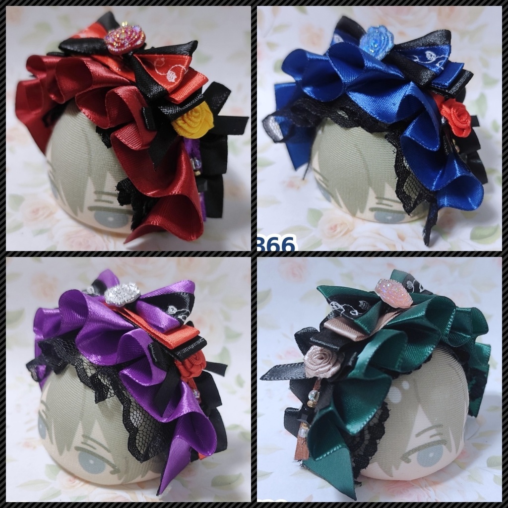 おまんじゅう用ヘッドドレス[ゴシック]