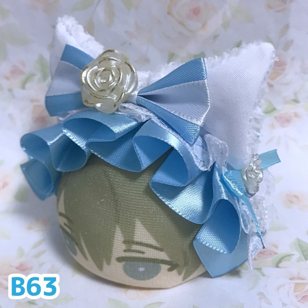 おまんじゅう用猫耳ヘッドドレス(3カラー)