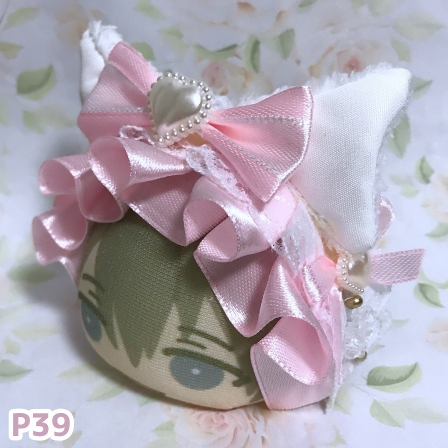 おまんじゅう用猫耳ヘッドドレス(3カラー)