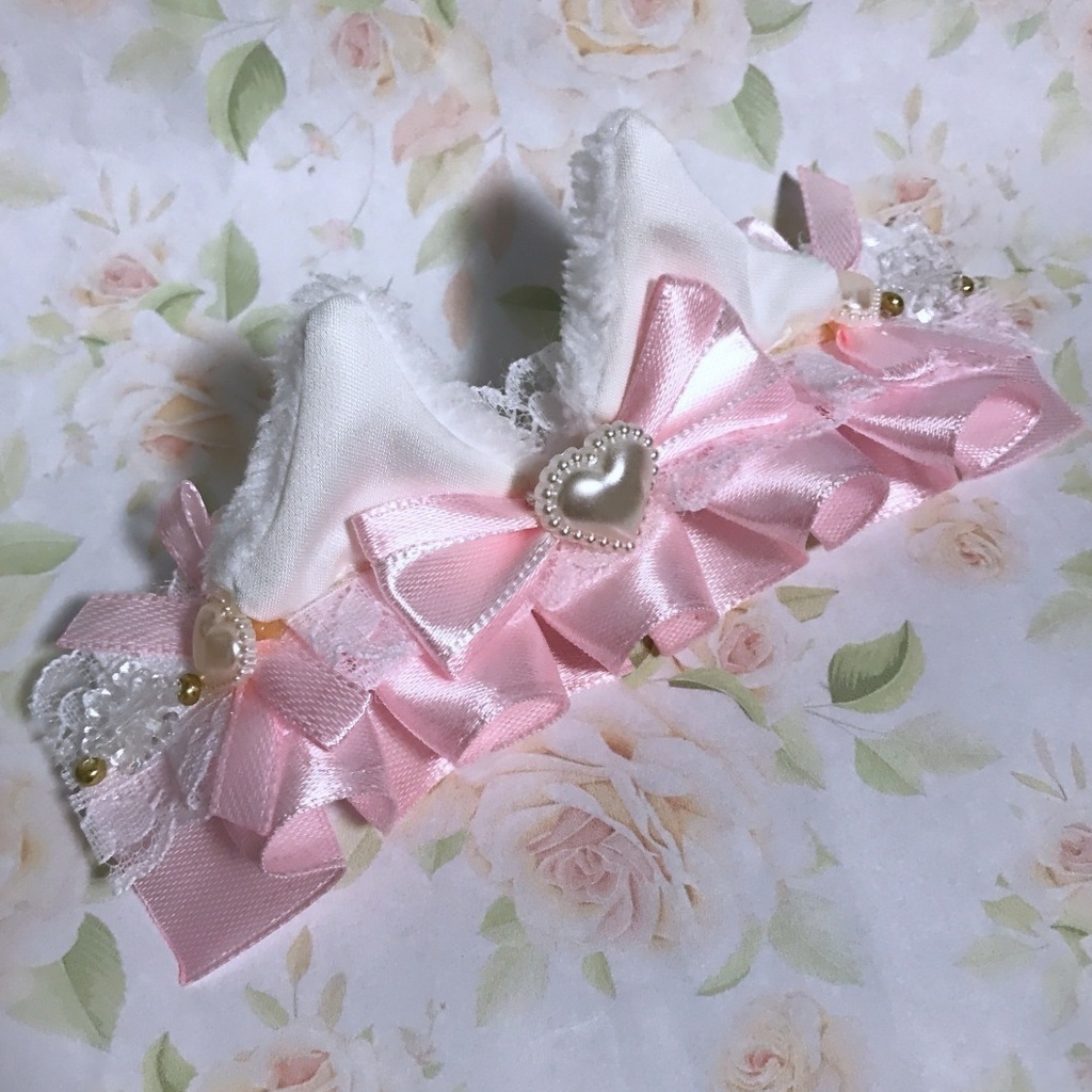 おまんじゅう用猫耳ヘッドドレス(3カラー)