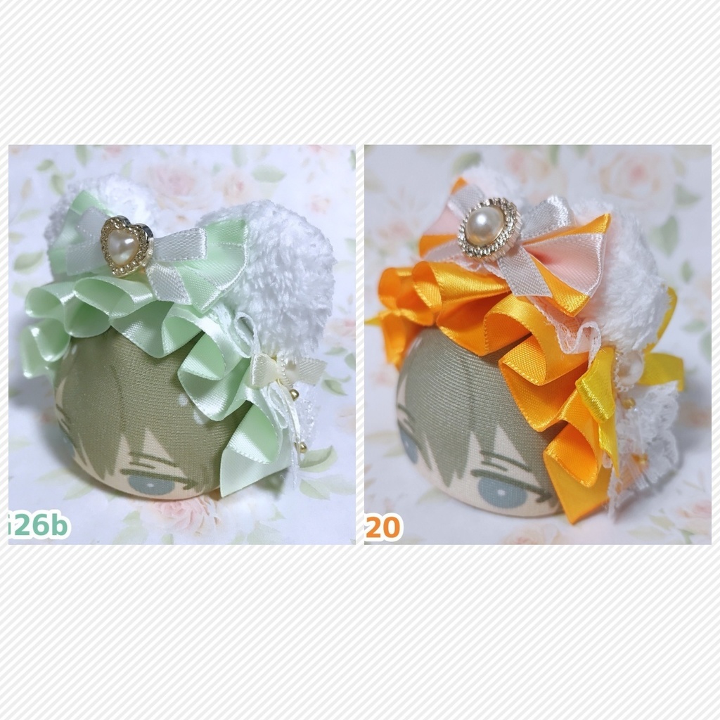 おまんじゅう用くま耳ヘッドドレス