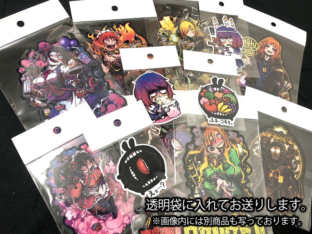 M〜Lサイズ) 状態異常メイドシリーズステッカーセット