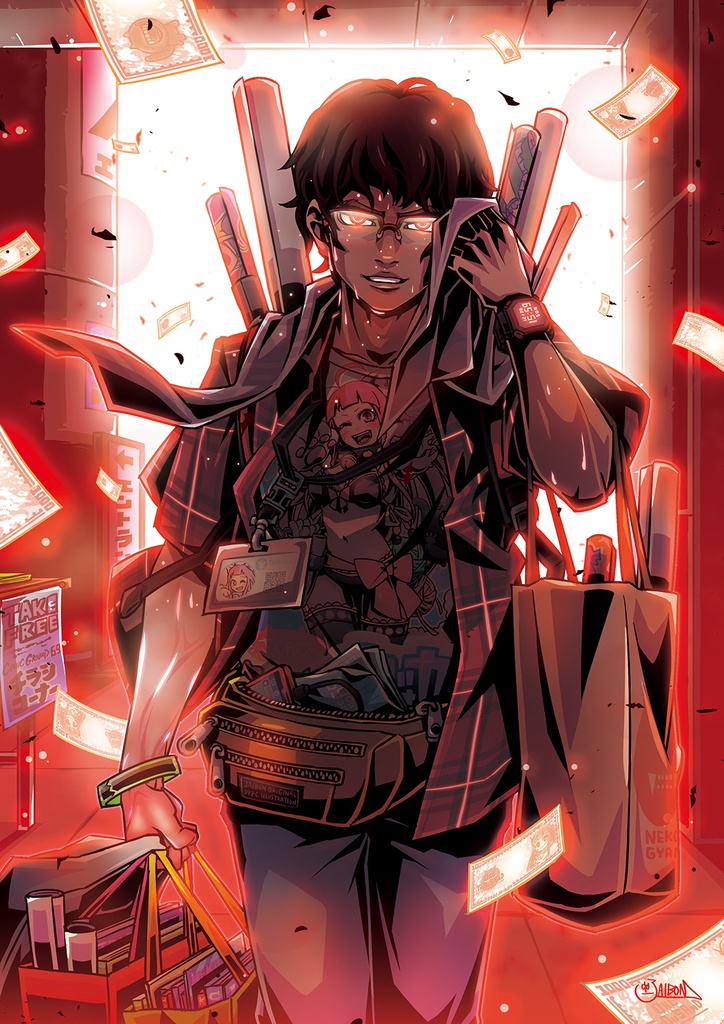 さくれつ !! ねこっこガオガオ ニャルティメットにゃお〜ん ! 列伝NEO SEASON 2 フルグラフィックTシャツ