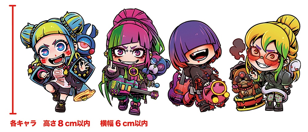 オリジナルバンド【DRPC】メンバーアクスタ