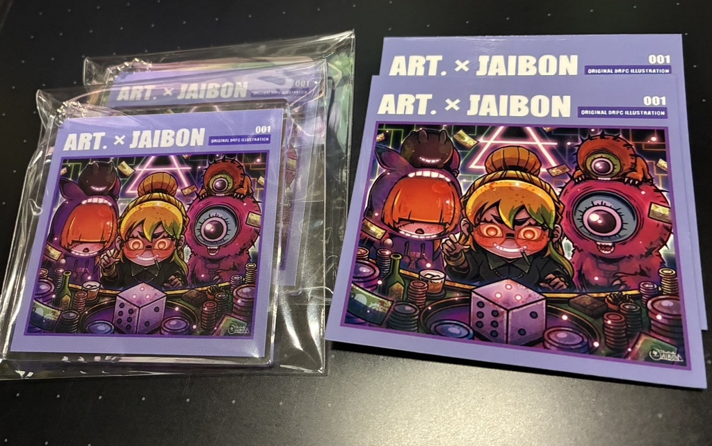 ART. × JAIBONコラボ アクキー ステッカー