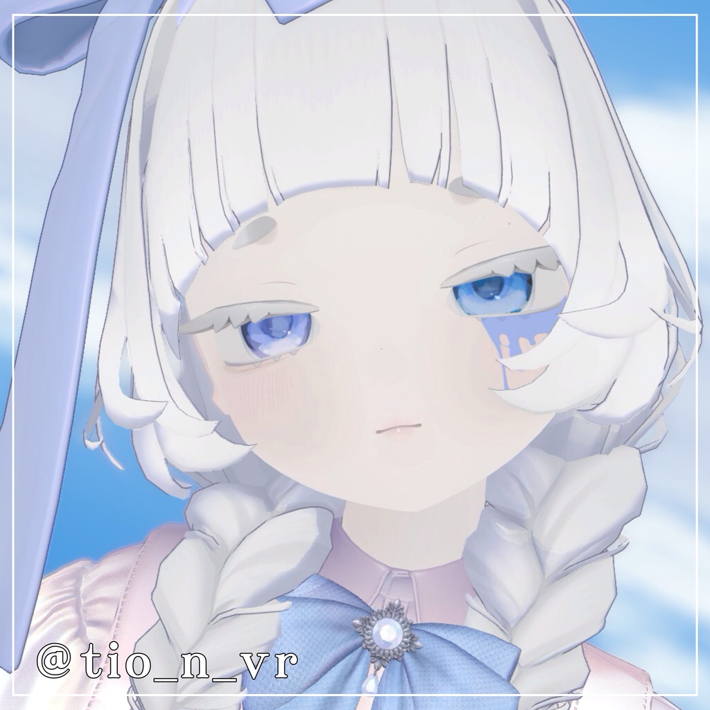 【12アバター対応】GlassEyesアイテクスチャ&まつ毛テクスチャ