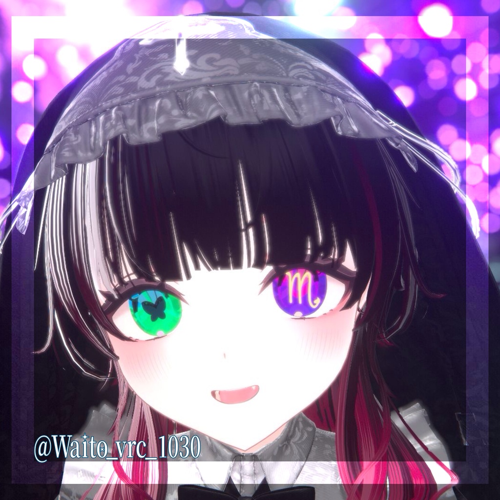【21アバター対応】アニメ星座アイズ Eye texture &Makeup texture