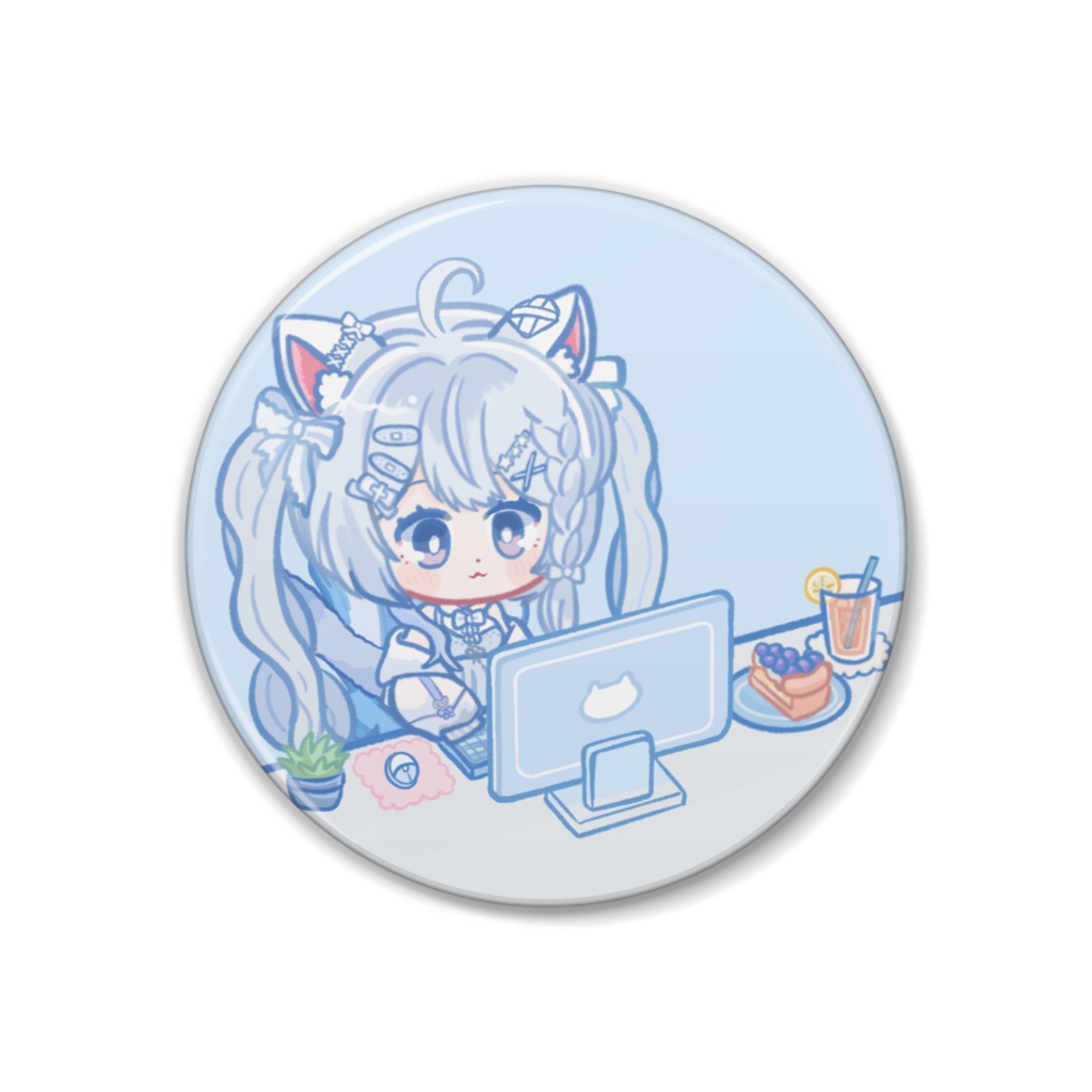 【初配信記念グッズ】缶バッジ